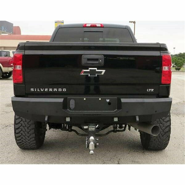 Powerhouse Textured Black Fortis Rear Bumper for 2011-C Silverado 2500-3500 PO3649329